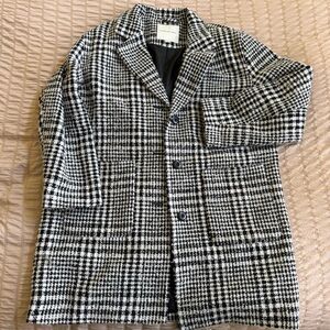 American Eagle Houndstooth Coat